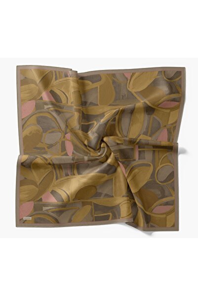 Silk Home Velora Scarf Abstract Oil Green