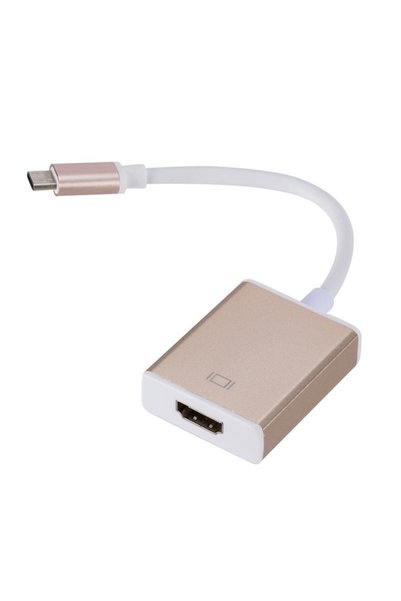 Lunatic 8060 TYPE C TO HDMI 4K 30Hz dönüştürücü tip C bilgisayar projektör ve Tablet için HDMI adap