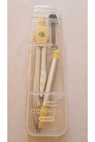 Modellino Kutulu Metal Pergel Hushang Compass Set Uçlu Kalemli Uç Hediyeli - ...