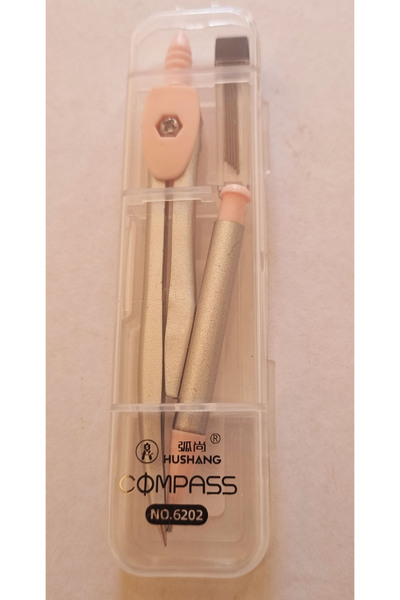 Modellino Kutulu Metal Pergel Hushang Compass Set Uçlu Kalemli Uç Hediyeli - ...