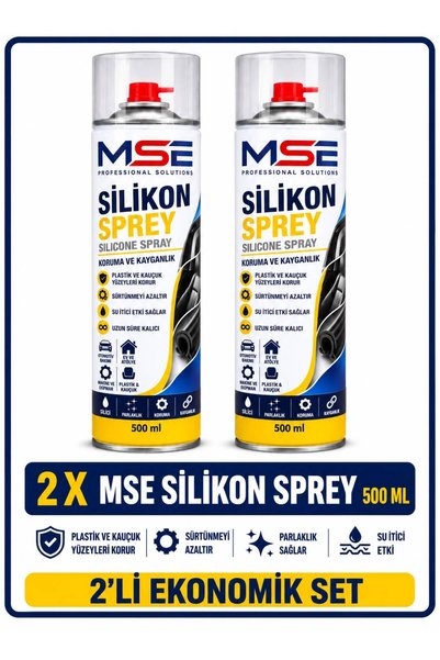 Silikon Sprey 2 adet 500 ml