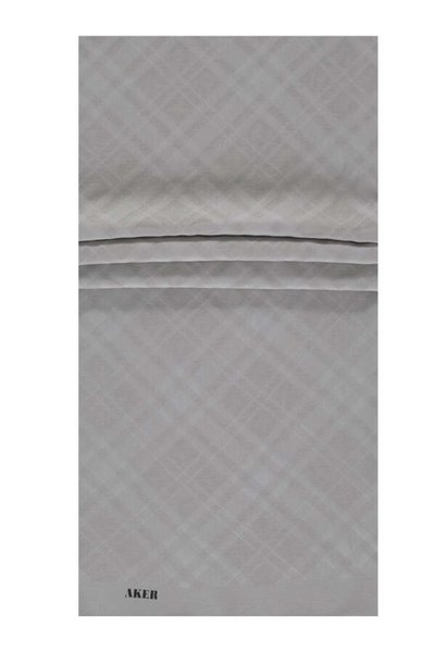 Aker Polyester Silver Shawl 971 Plaid Pattern
