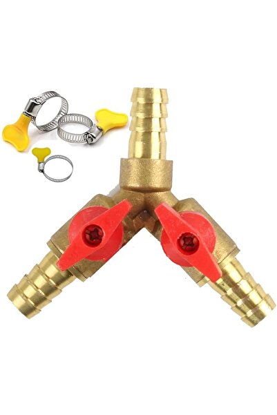 Generic gas splitter with two-way switch and 3 Hand twisted clamp,Gas Divider...