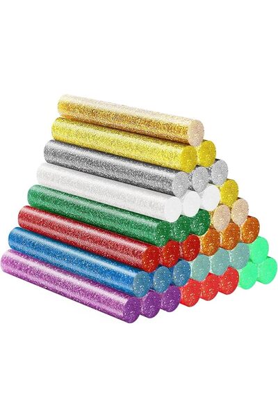 NALACAL Colored Hot Glue Sticks, 100 Pack 3.93 x 0.43 in Hot Glue Sticks Full...