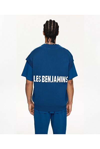 LES BENJAMINS Süveter Kolsuz Kazak Erkek Üst