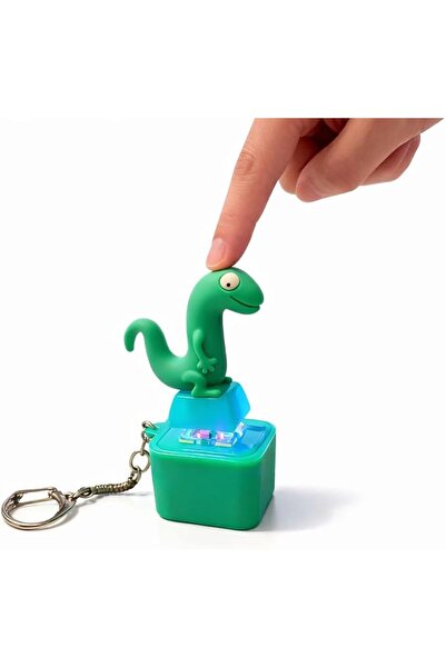 Generic Rechargeable Frog/Lizard/Duck Keyboard Clicker Keychain with Light an...