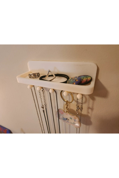 DU&ER Jewelry and Hair Accessory Organizer – Holder for Necklaces, Rings, Hai...
