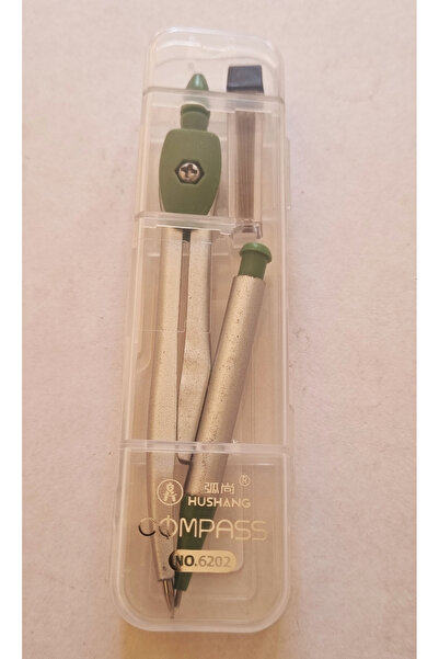 Modellino Kutulu Metal Pergel Hushang Compass Set Uçlu Kalemli Uç Hediyeli - ...