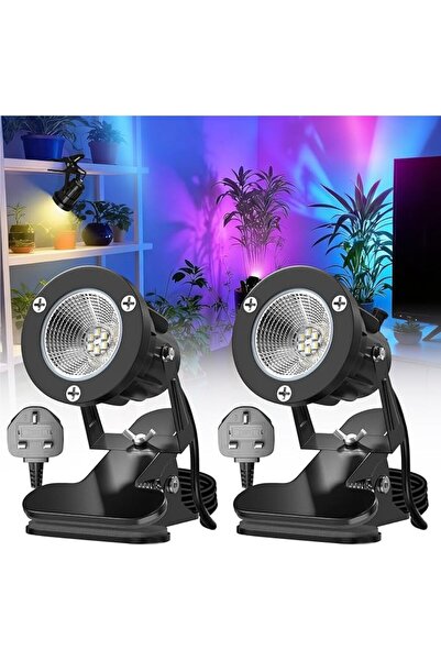 EXCEFORE مصباح LED ملون قابل للتركيب مع جهاز تحكم عن بعد، إضاءة مقاومة للماء ...