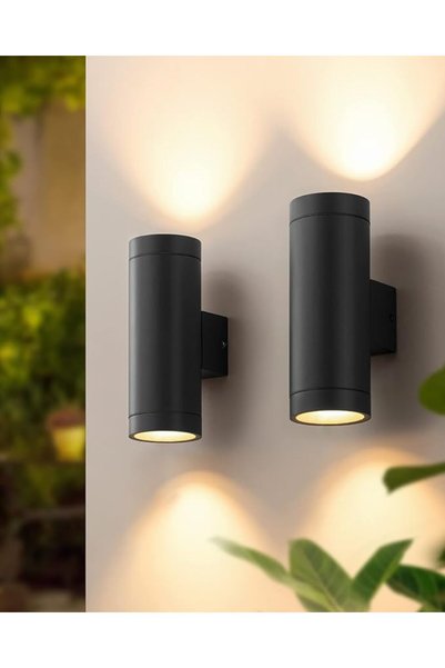 EDISHINE 2 Pack Up Down Outside Lights, Waterproof IP44, Weather Resistant