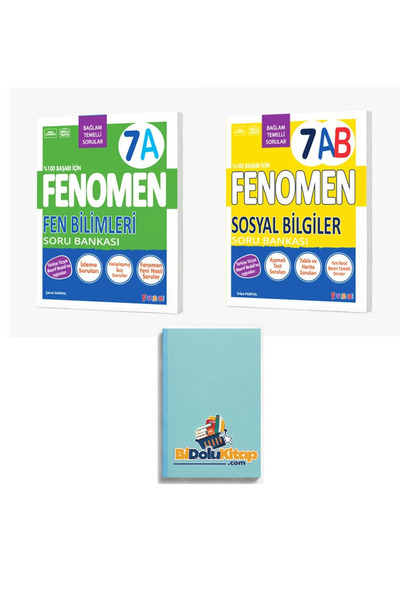 Fenomen Yayıncılık FENOMEN 7.sınıf FEN BİLİMLERİ (A)- SOSYAL BİLGİLER (AB) SO...