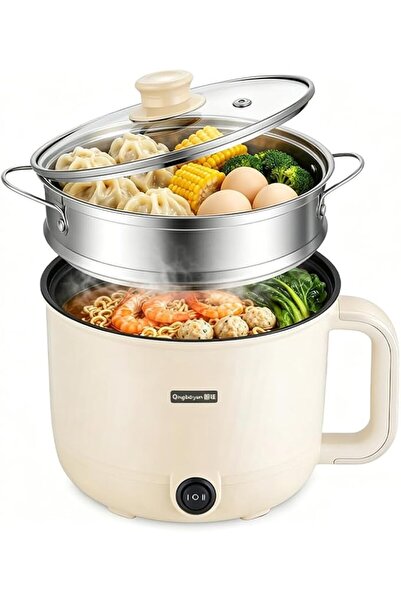 GENERAL 3-In-1 Electric Hot Pot Dumpling Steamer & Rice Cooker - Multifunctio...