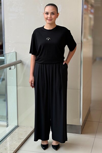sentez giyim Sentez Inside-Pile Wide-Leg Pants