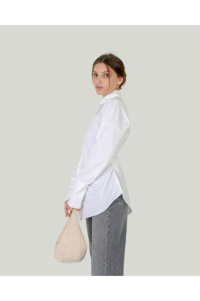 RUBY ATELIER Büzgü Detay Gömlek