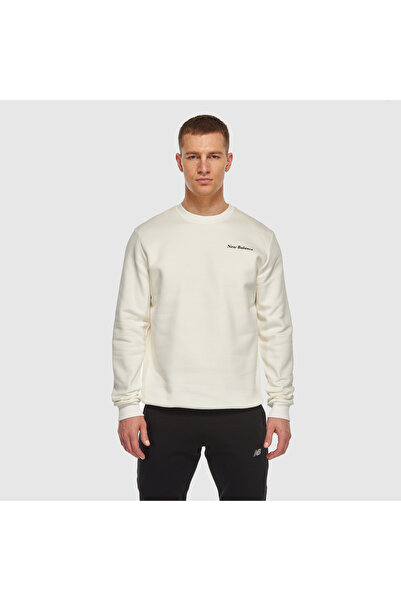 New Balance MNC3328 Beyaz Erkek Sweatshirt