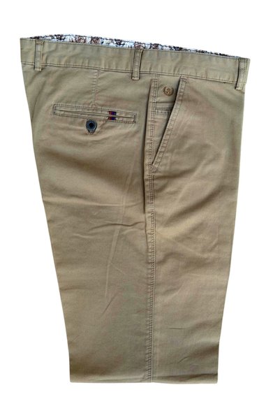 gambia outdoors Regular Fit Normal Cut Lycra Flexible Comfortable High Waist Cotton Linen Men's Gabardine Trousers