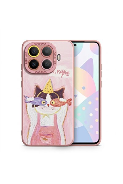 Nezih Case Mi 15T Pro ile Uyumlu Kamera Korumalı Desenli Silikon Kılıf