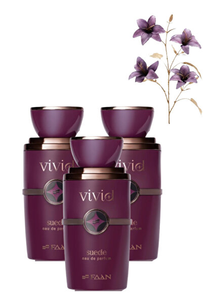 Faan 3 Pieces Vivid Suede Perfume 100ML