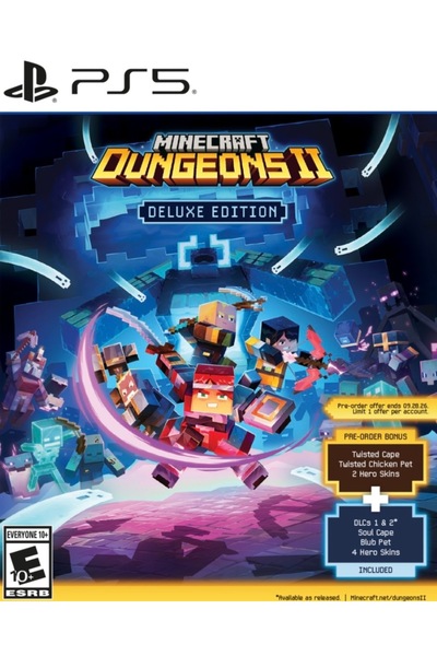 Genel Markalar Minecraft Dungeons 2 Deluxe Edition PS5 Dijital Oyun | Sony Pl...