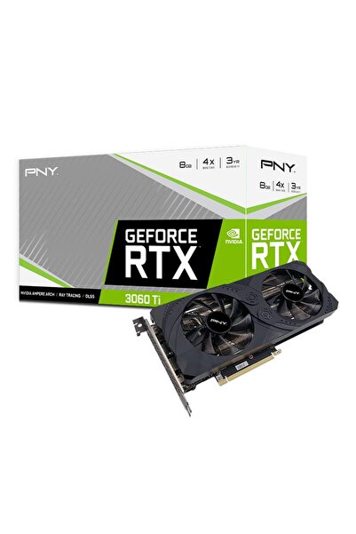 PNY GeForce RTX™ 3060 Ti 8GB Yükselen Çift Fanlı Ekran Kartı