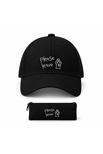 barsdepo Please Leave Embroidery Work on the Hat Cap (with Pen Holder Gift)