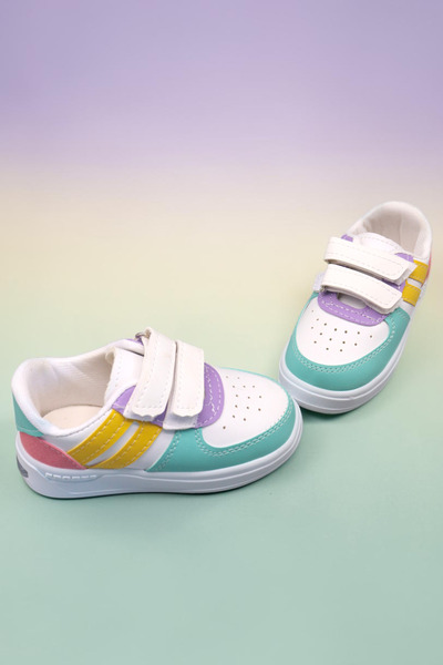 HFKY Kids Unisex Bebek Çocuk Spor Ayakkabı. Işıklı Sneaker Okul Ayakkabısı