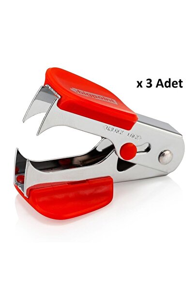 Bigpoint Staple Remover Butterfly Red X 3 Pieces
