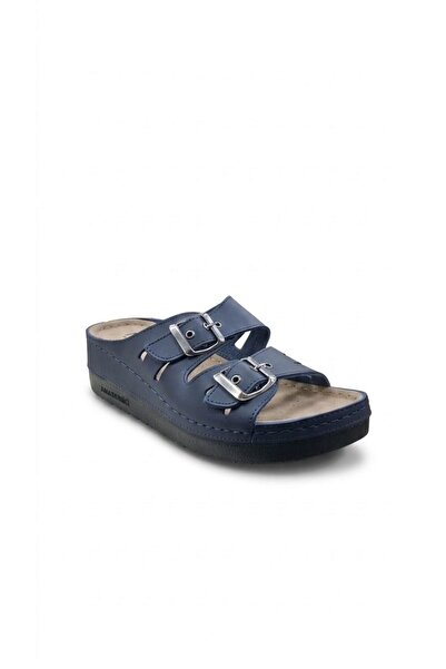 Ustalar Ayakkabı Çanta Navy blue women's slipper 569.3001-07
