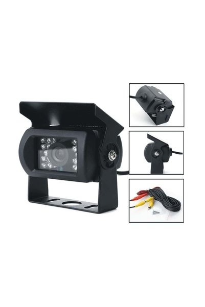 Midcom Bawerlink-BW-37 Ahd & Analog Beyaz Ledli Kamyon İş Makinesi Kamera