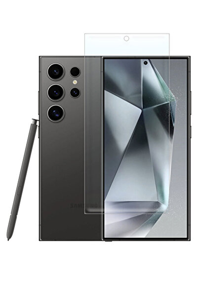 Samsung Galaxy S24 Ultra Uyumlu HD Parlak Nano Ekran Koruyucu 9H Esnek Kırılmaz Koruma