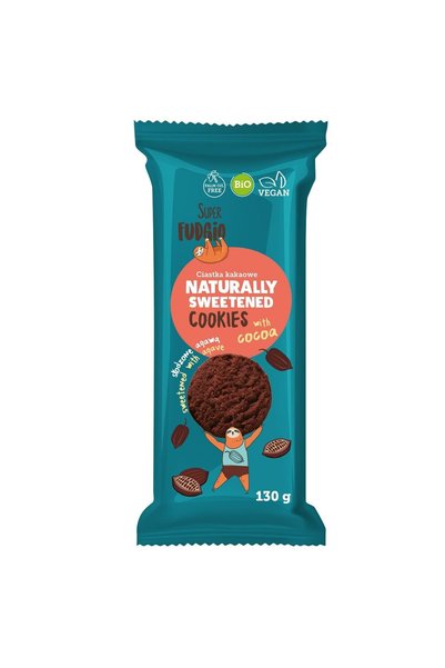 Super Fudgio Biscuiti cu agave si cacao bio 130g