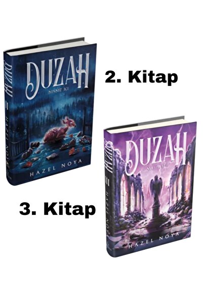 Ephesus Yayınları Duzah 2 Sonsuz Acı, Duzah 3 Şah ve Mat Hazel Noya 2 Kitap C...