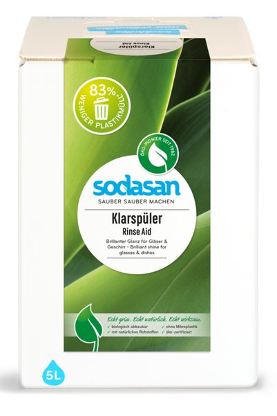 Sodasan Solutie de clatire pentru masina de spalat vase ecologica 5l
