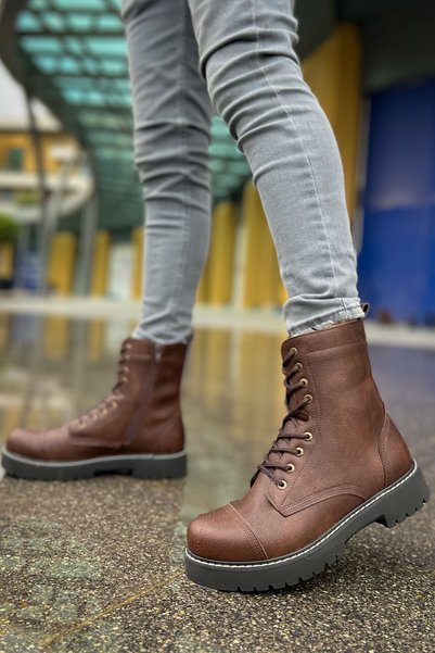 Generic Brand Mn009 - Cst Military Men's Boots Brown