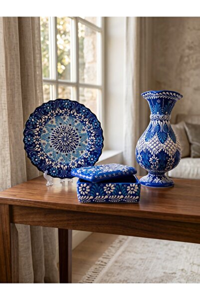 sharp&art EV DEKORASYON SETLERİ, DENİZ SERİSİ EL İŞLEMESİ ÇİNİLER , 4 FARKLI ...
