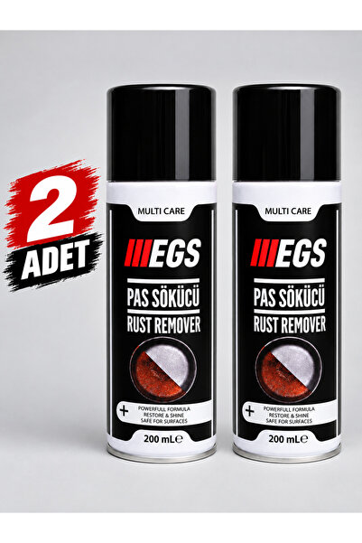 EGS KİMYA Pas Sökücü Sprey 200ml 2 adet