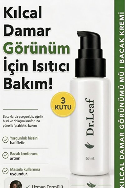 Dr.Leaf Kılcal Damar Görünümü için Bacak Kremi – At Kestanesi + Kafein 50 ml