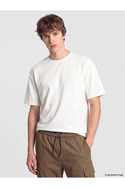 LC Waikiki I Zero Roba Collar Combed Cotton Men's T-Shirt from Freezen Store