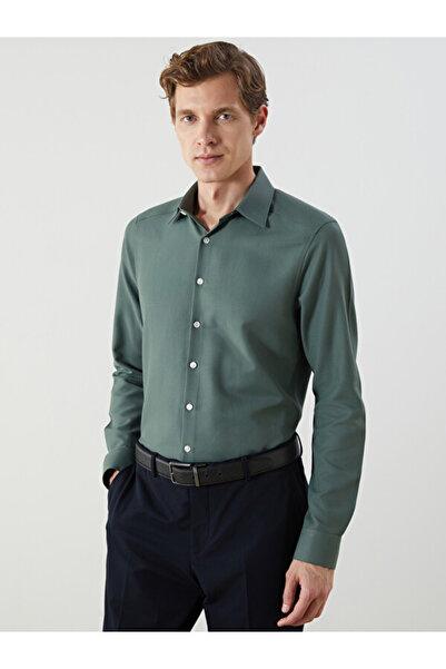 LC Waikiki I Narrow Fit Long Sleeve Oxford Men's Shirt from Freezen Store