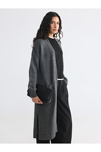 LC Waikiki Peak New Season Shawl Collar Women's Knitwear Cardigan