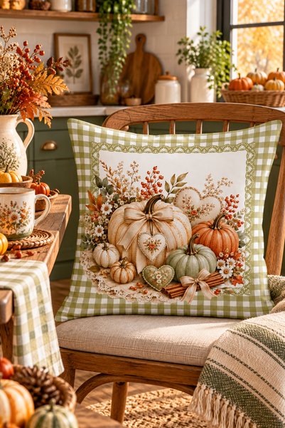 Bertille Home Jesenska kuhinjska serija za balkon, digitalno štampana navlaka...