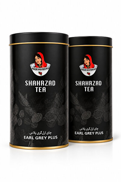 SHAHRZAD Earl Grey Plus 1 kg Teneke Kutu Siyah İran Çay