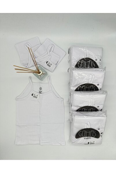 GÜMÜŞ Girls' String Strap Tank Top 4 Pieces