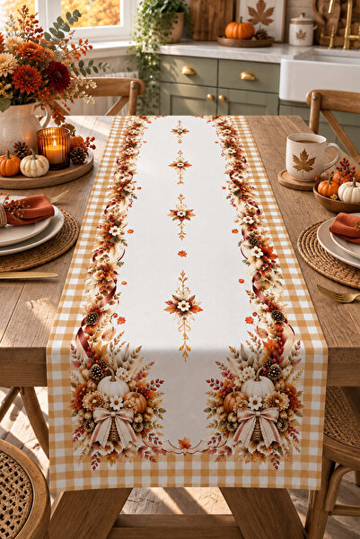Bertille Home Seria Balcon Bucătărie de Toamnă 140x40 Cm Covor decorativ impr...
