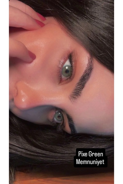 dermasuction Pixie green haresiz doğal yeşil göz lensi yıllık kullanım