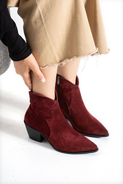 Generic Brand Fa, Western Style, Side Zipper, Genuine Leather Boots.