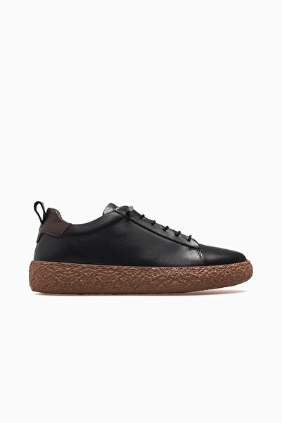 Venüs Women's Daily Lace-Up Leather Shoes 26K 26150005K Black