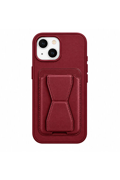 EDELFU iPhone 15 PLUS / 14 PLUS uyumlu - Standlı, Cüzdanlı ve Dayanıklı Koruy...