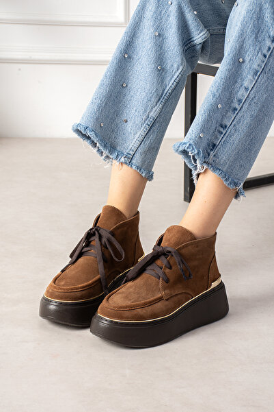 dericia shoes Γυναικείες καθημερινές μπότες Carmen από γνήσιο δέρμα σουέντ με...