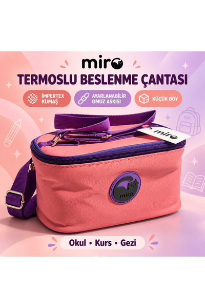 Miro UBC İmpertex Termoslu Beslenme Çantası Isı Yalıtımlı Lunch Bag